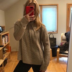 J. Crew hooded sweater M NWT